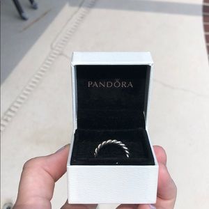 Pandora Sterling Twist Ring